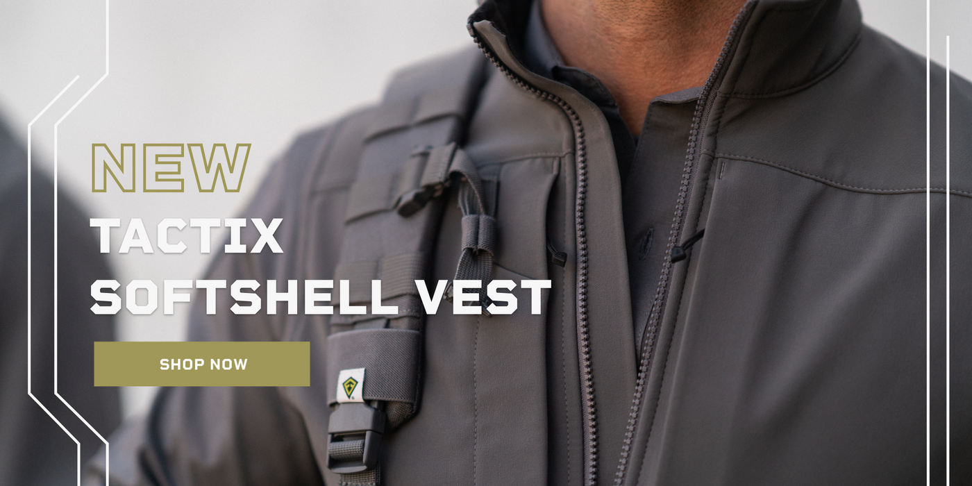 New Tactix Softshell Vest - Click to Shop Now