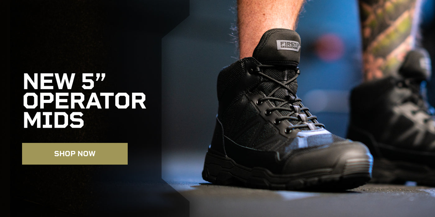 New 5" Operator Mids - Click to Shop Footwear