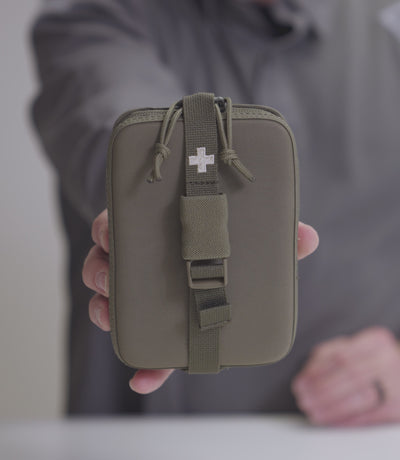 Video of Pro Duty IFAK case in the color ranger green