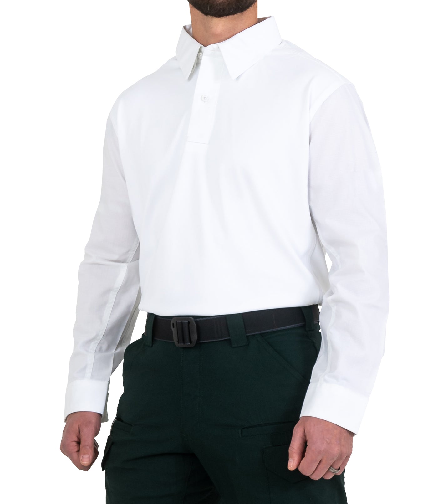 Side of Men's V2 Pro Performance Shirt in White