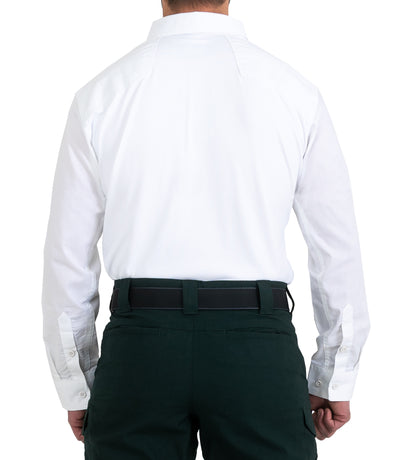 Back of Men's V2 Pro Performance Shirt in White