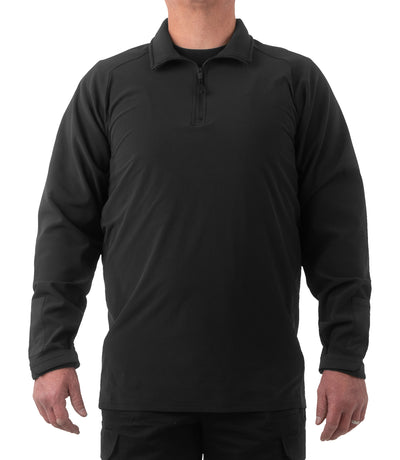 Front of Men's Pro Duty Pullover in Black