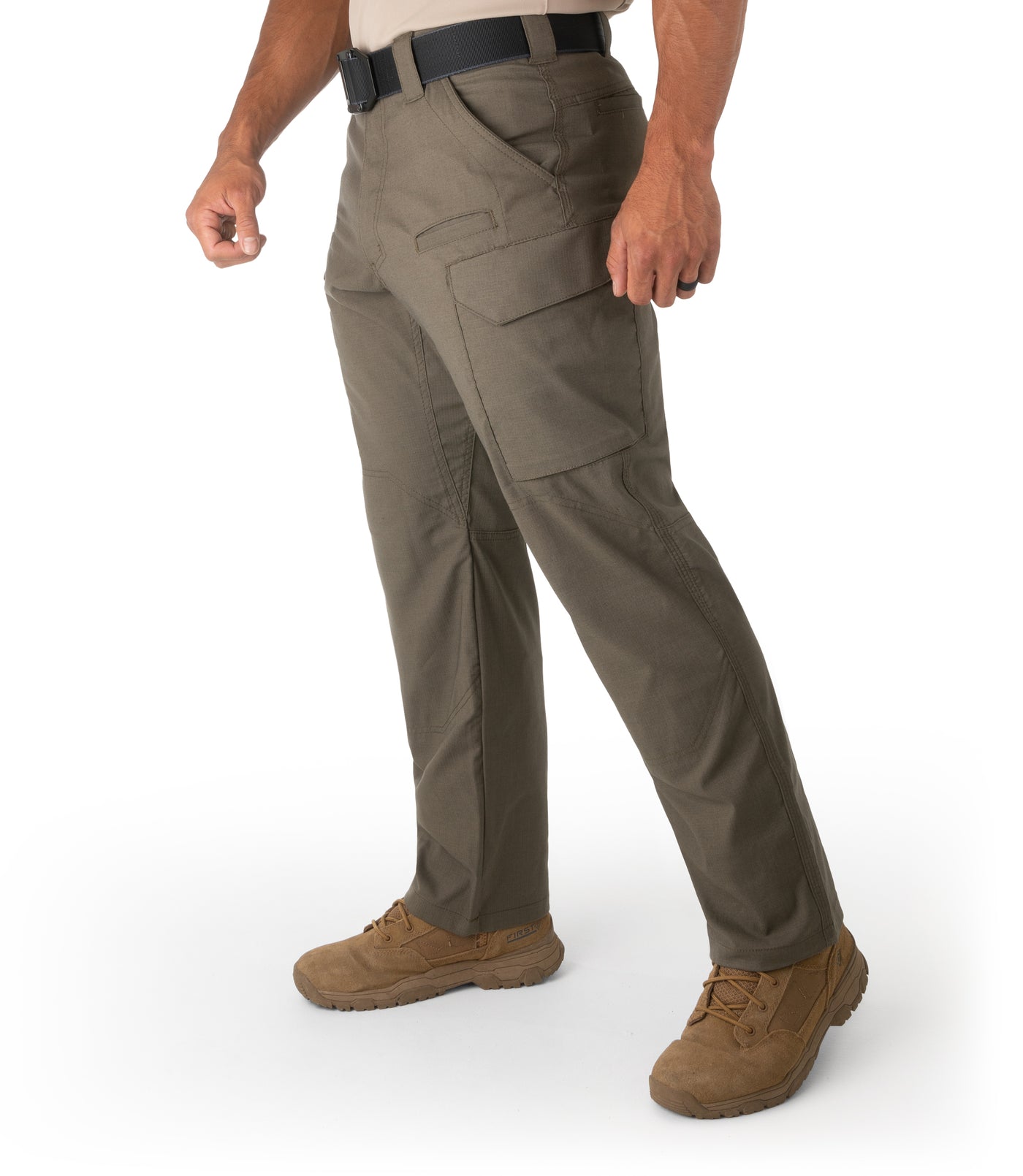 Side of Men's V2 Tactical Pants in Ranger Green
