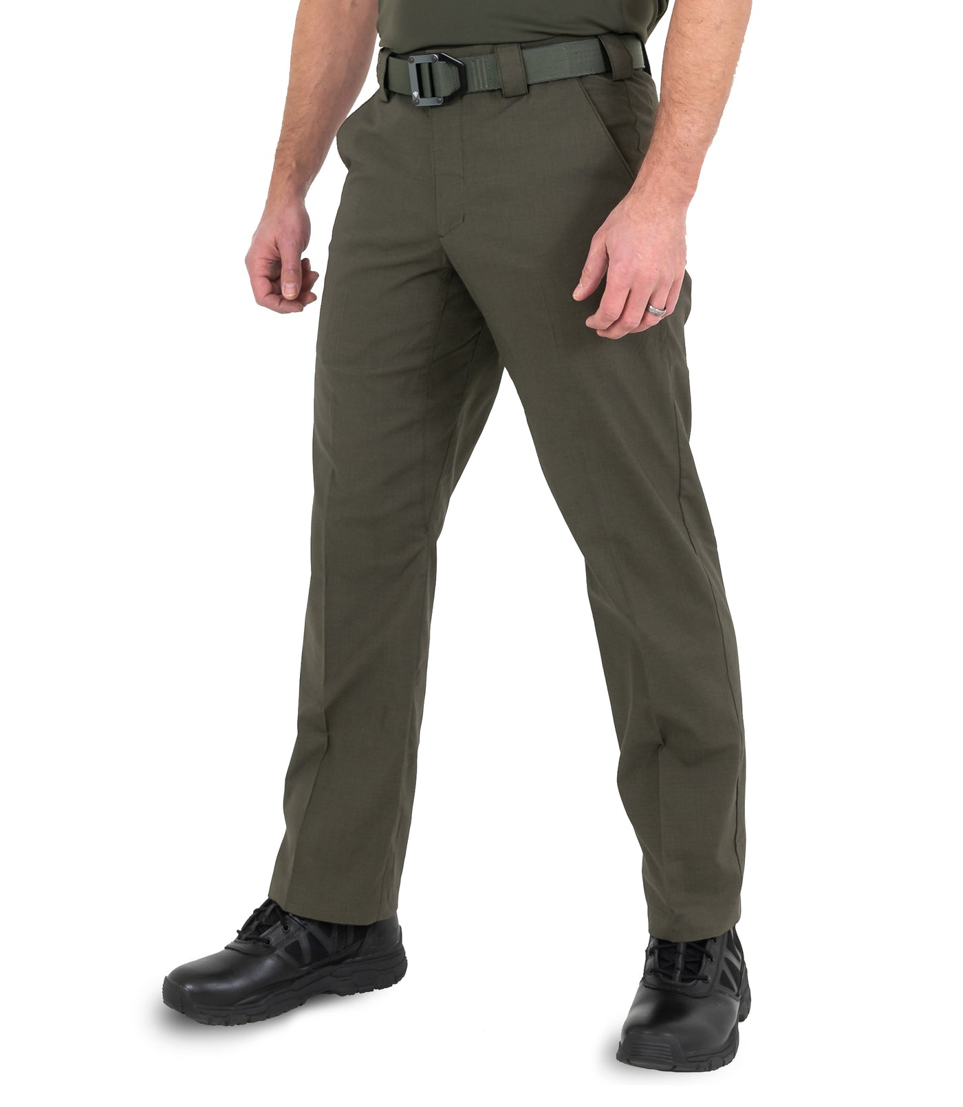 Side of Men's V2 Pro Duty Uniform Pant in OD Green