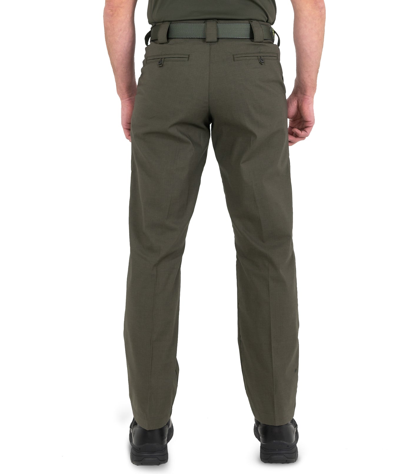 Back of Men's V2 Pro Duty Uniform Pant in OD Green
