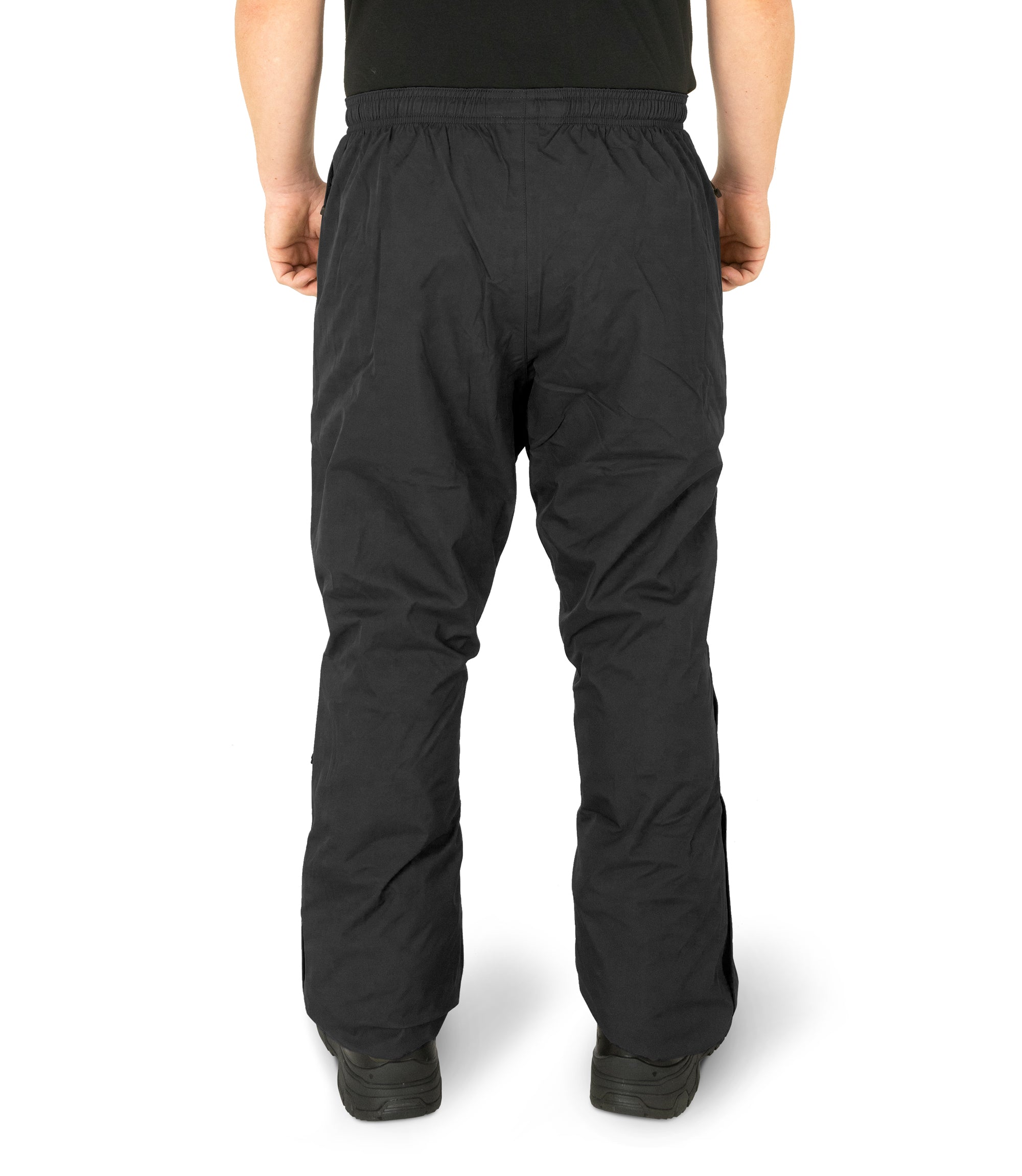 Back of Tactix Rain Pant in Black |color_black