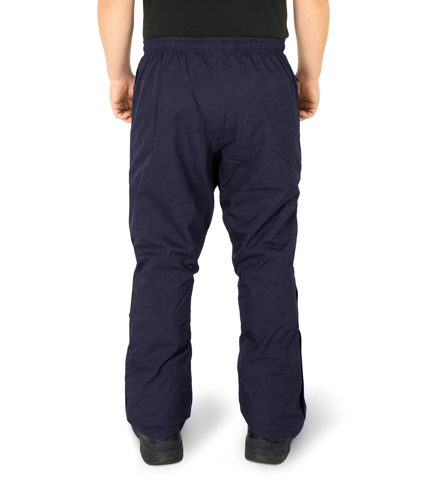 Back of Tactix Rain Pant in Midnight Navy