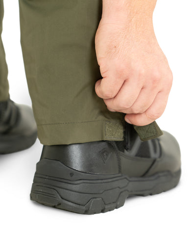 Ankle Velcro of Tactix Rain Pant in OD Green