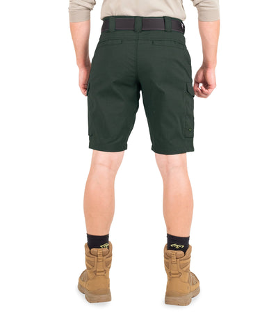 Back of Men's V2 Tactical Short in Spruce Green
