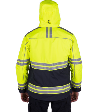 Back Hood of Men's Tactix High-Vis Parka in Midnight Navy