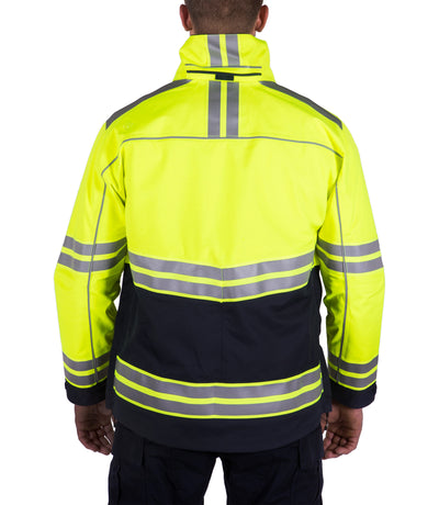 Back of Men's Tactix High-Vis Parka in Midnight Navy