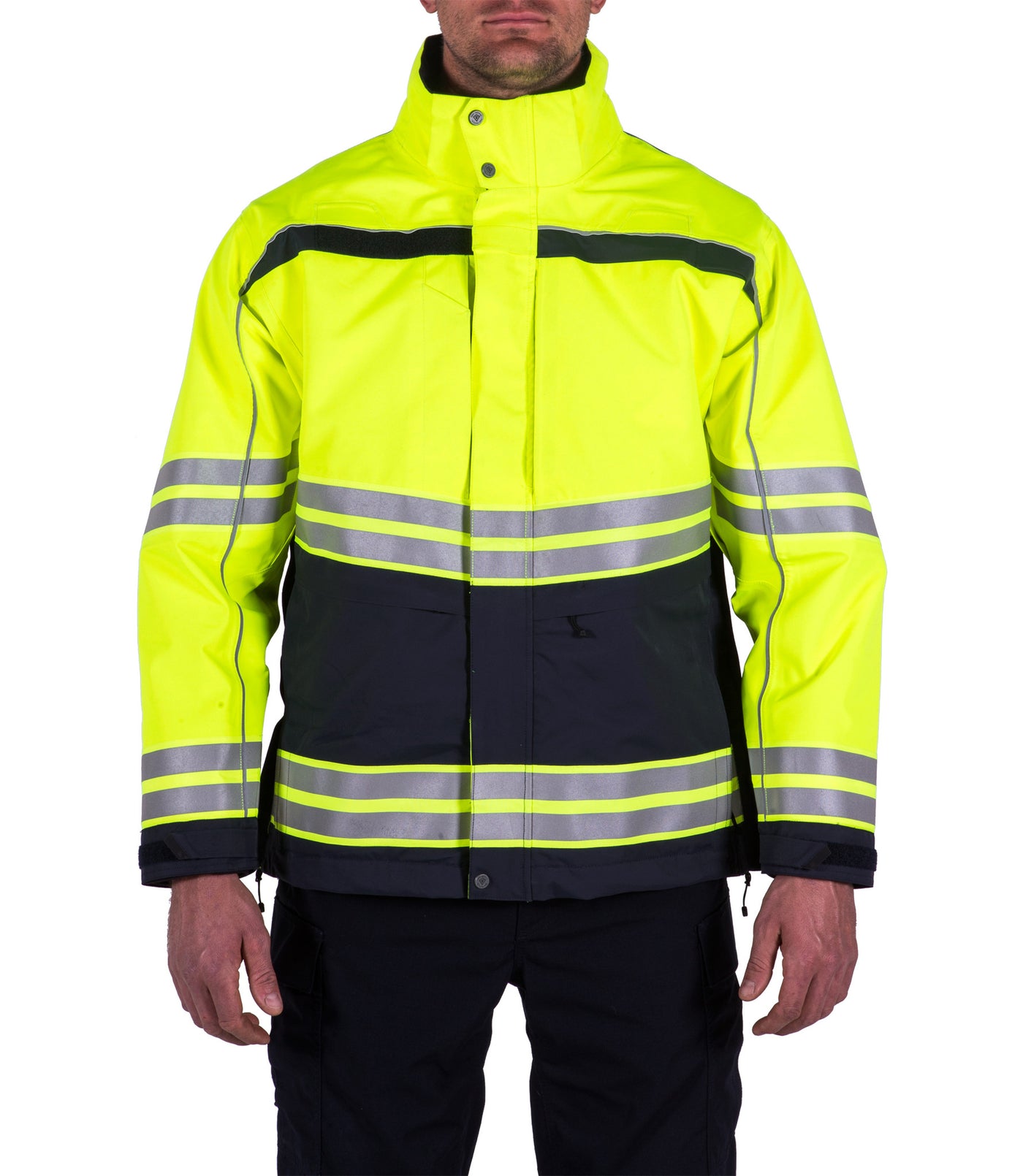 Front of Men's Tactix High-Vis Parka in Midnight Navy