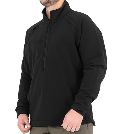 Side of Men’s Tactix Softshell Pullover in Black