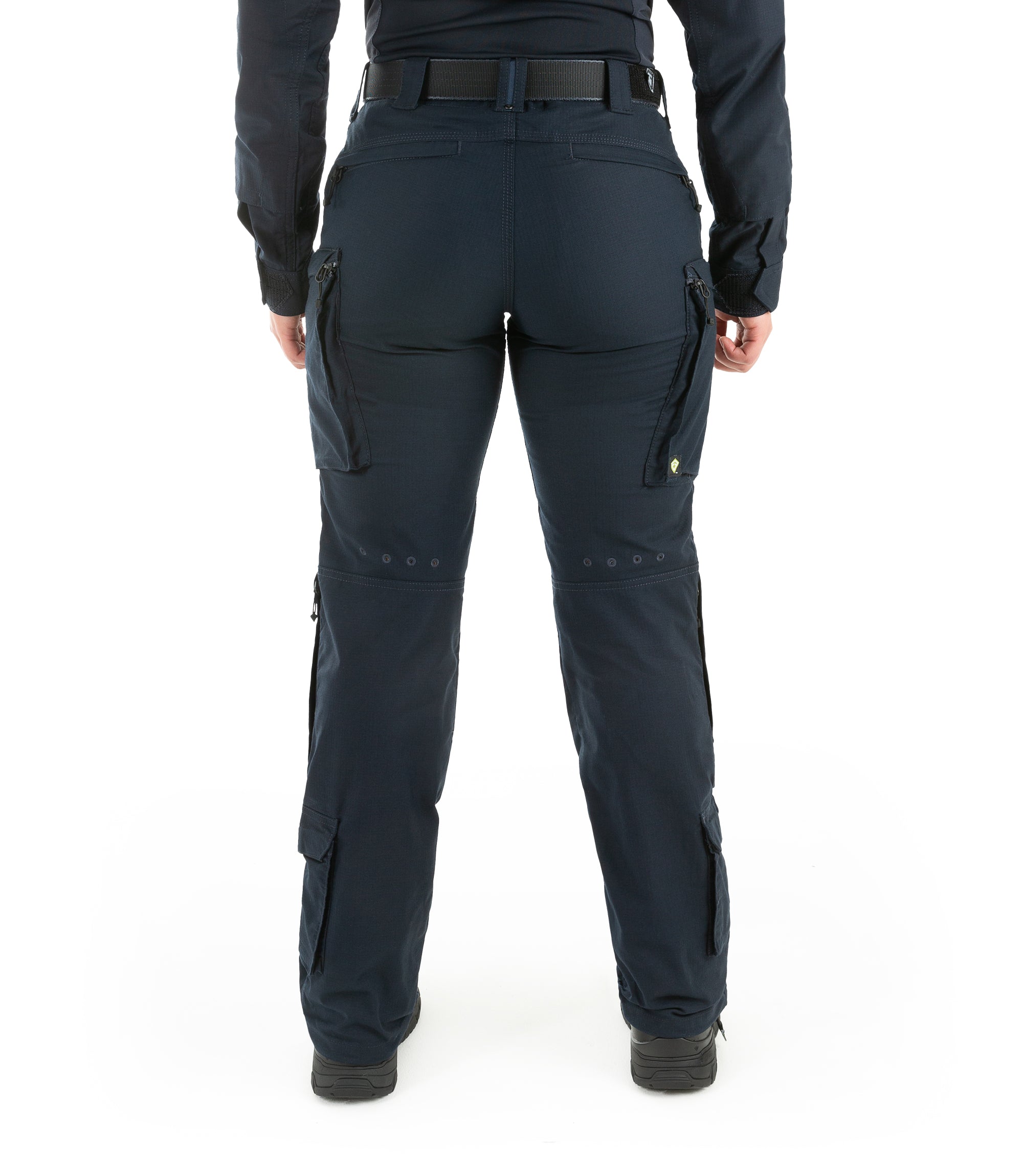 Back of Women's Defender Pant in Midnight Navy |color_midnight navy