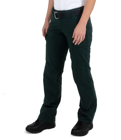 Side of Women's V2 Tactical Pants in Spruce Green