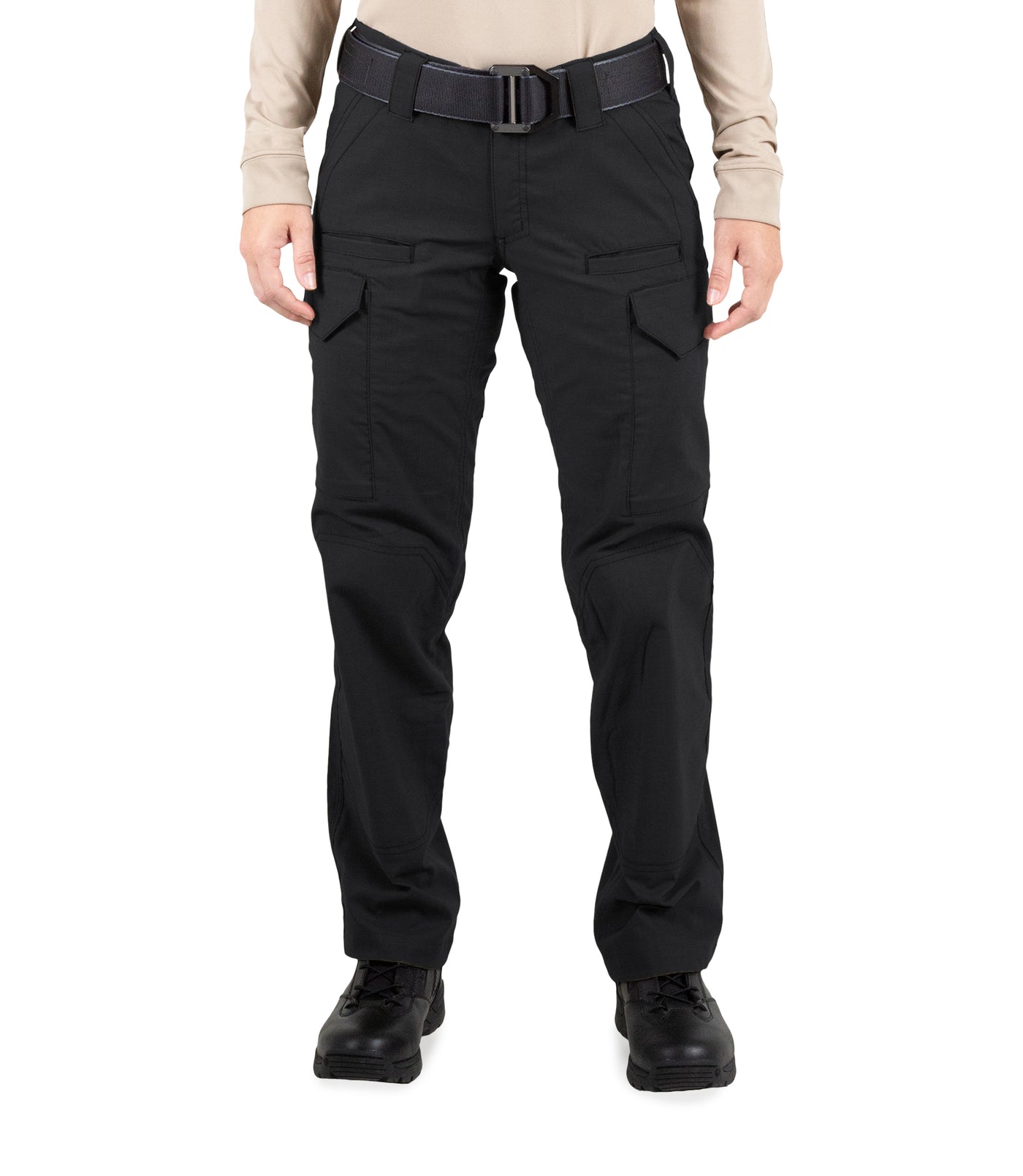 Front of Women's V2 Tactical Pants in Black