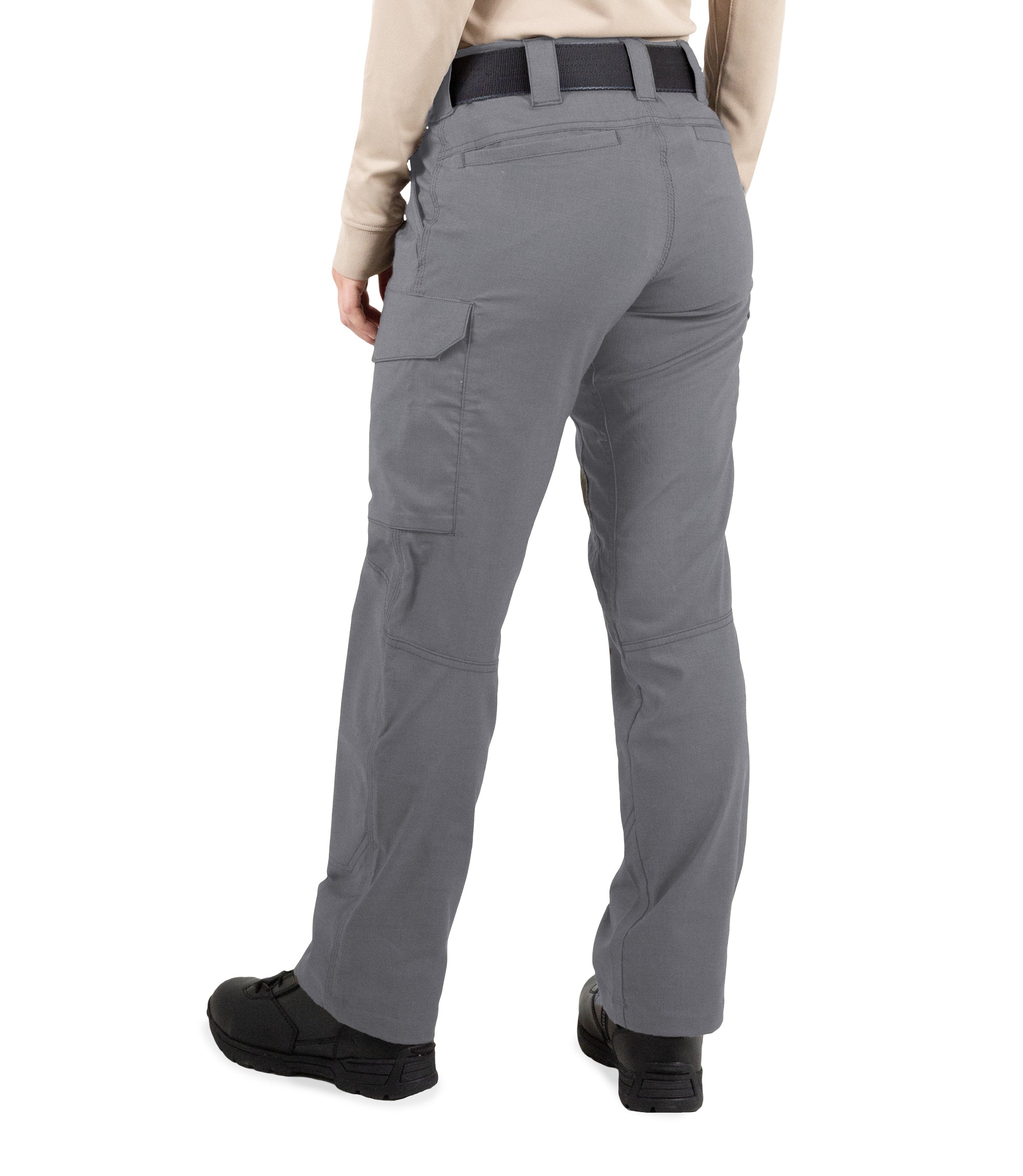 Side of Women's V2 Tactical Pants in Wolf Grey |color_wolf grey