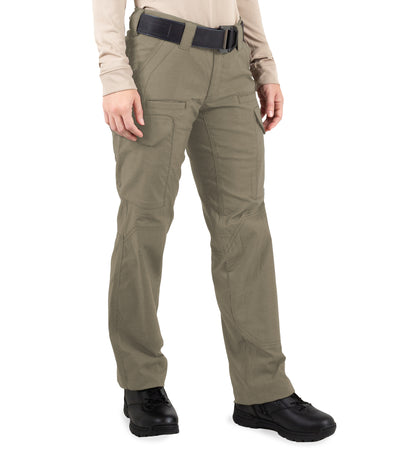 Side of Women's V2 Tactical Pants in Ranger Green