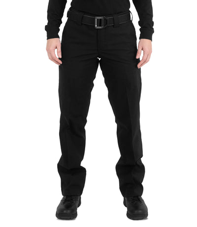 Front of Women's V2 Pro Duty 6 Pocket Pant in Black