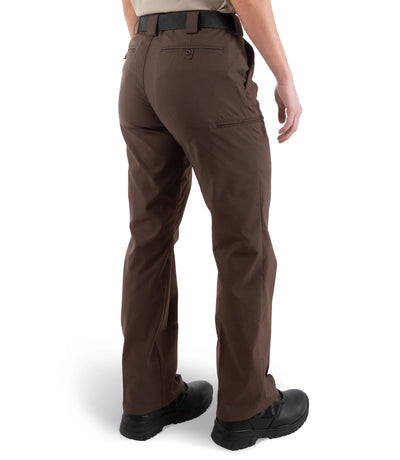 Side of Women's V2 Pro Duty 6 Pocket Pant in Kodiak Brown