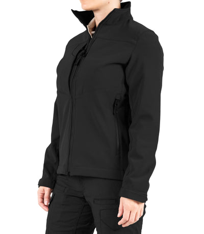Side of Women’s Tactix Softshell Jacket in Black