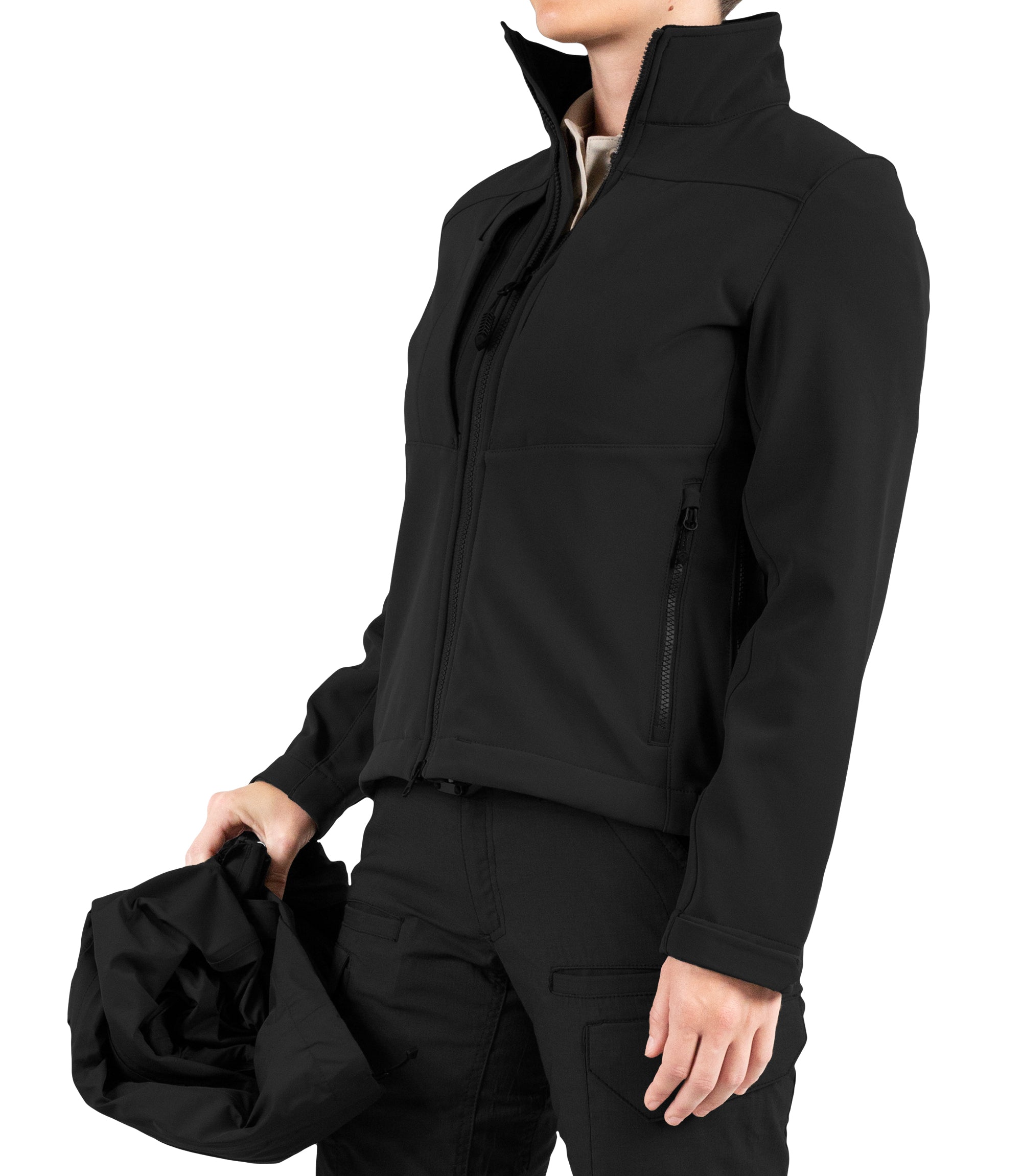 Softshell Jacket for Women’s Tactix 3-In-1 System Jacket in Black|color_black