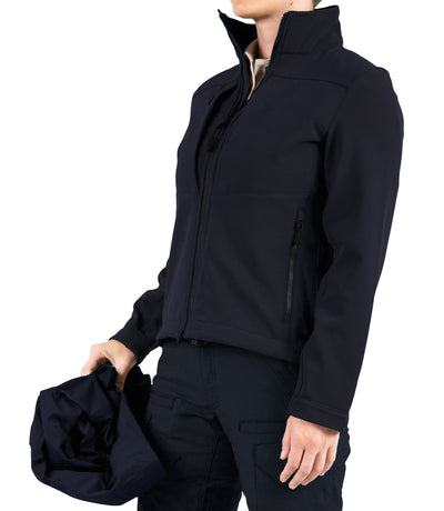 Softshell Jacket for Women’s Tactix System Jacket in Midnight Navy