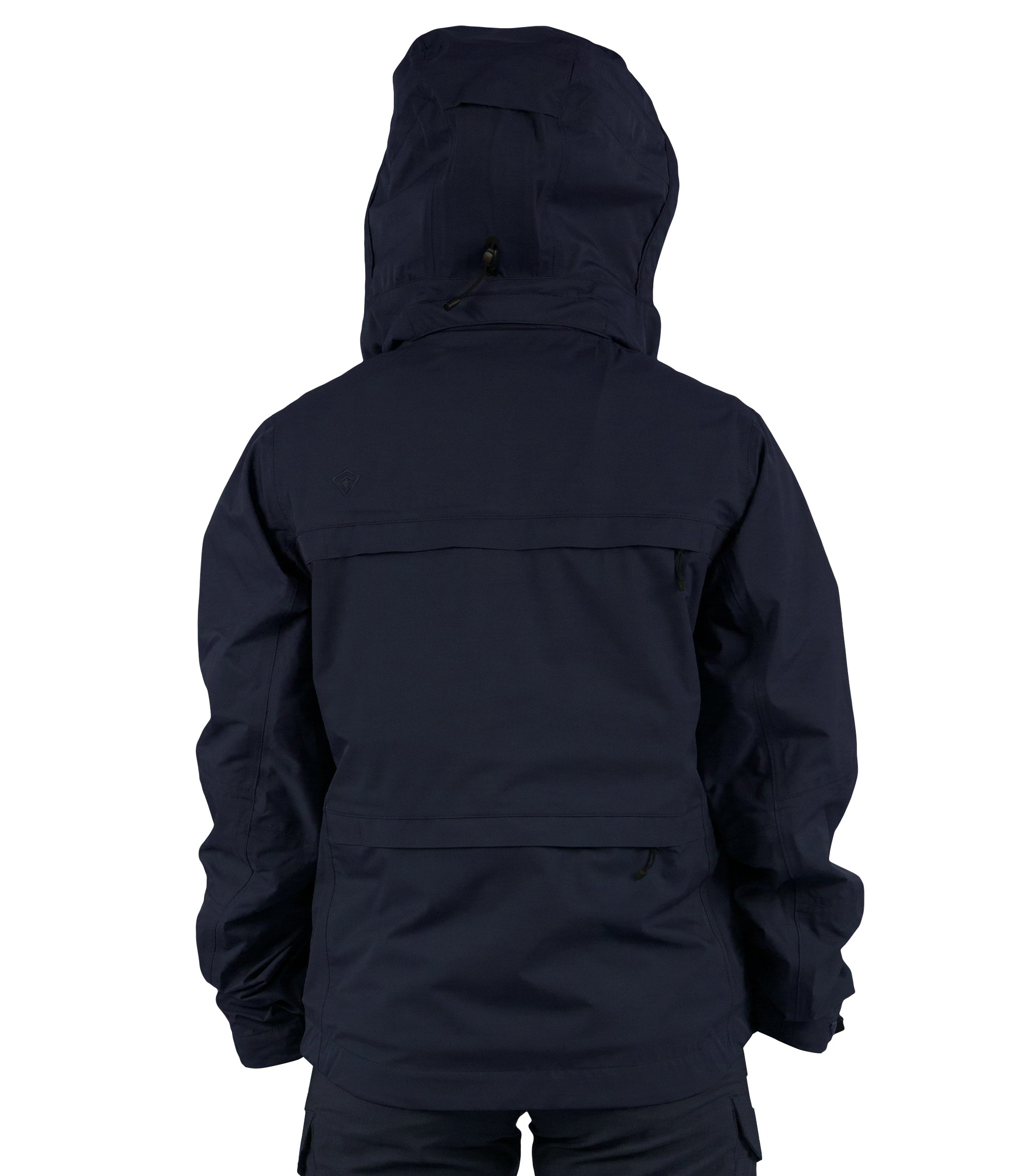 Back Hood of Women’s Tactix 3-In-1 System Jacket in Midnight Navy|color_midnight navy