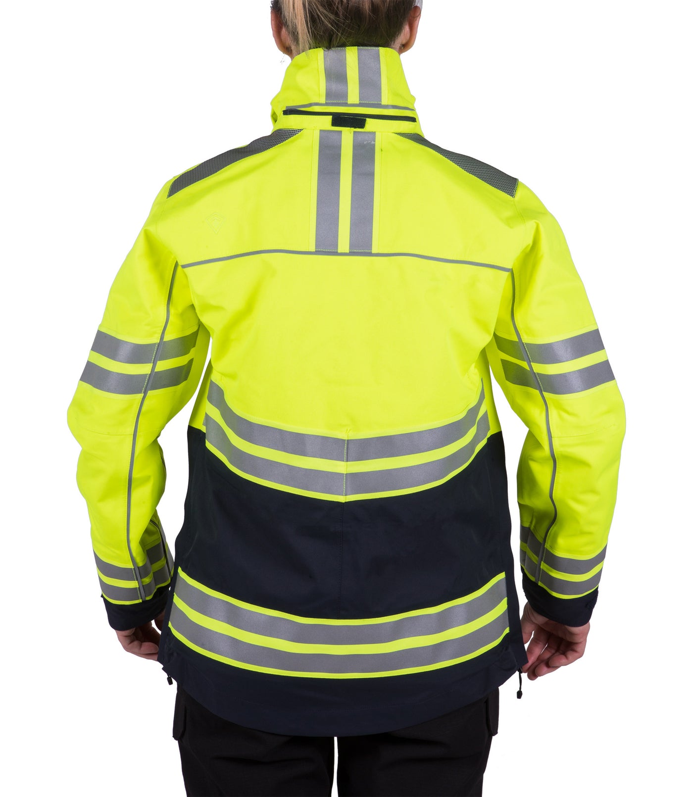 Back of Women's Tactix High-Vis Parka in Midnight Navy