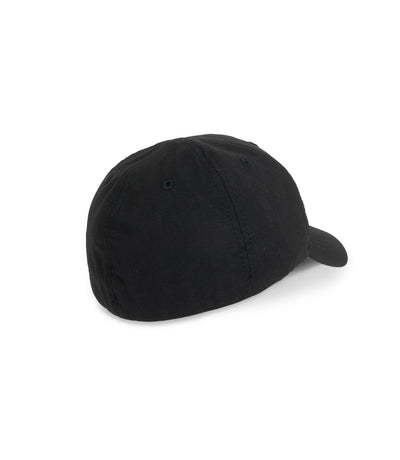 Back of FT Flex Hat in Black