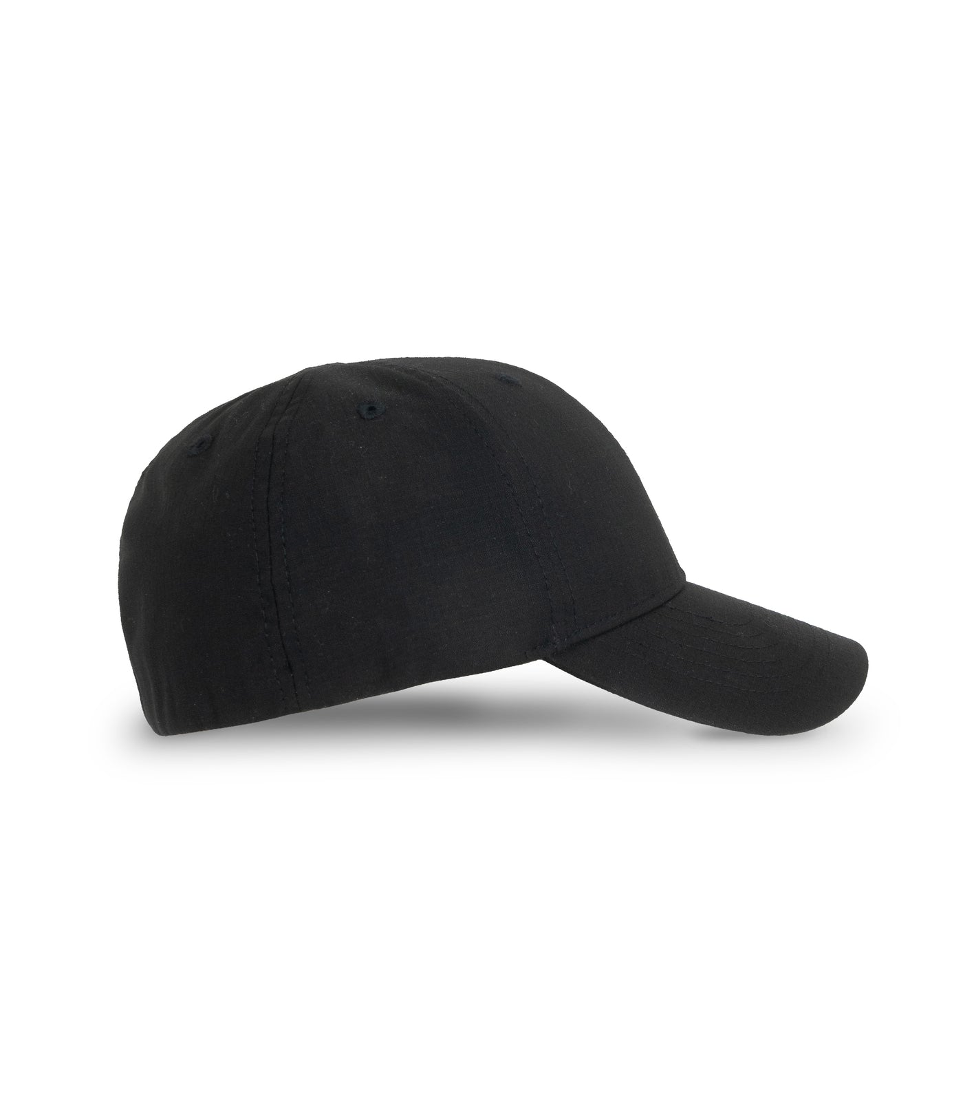 Side of FT Flex Hat in Black