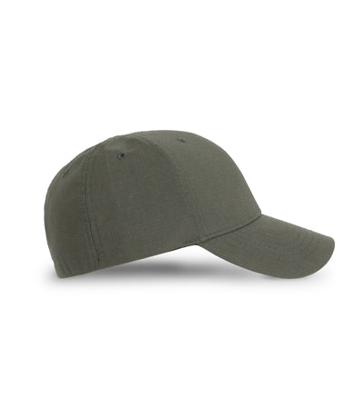 Side of FT Flex Hat in OD Green