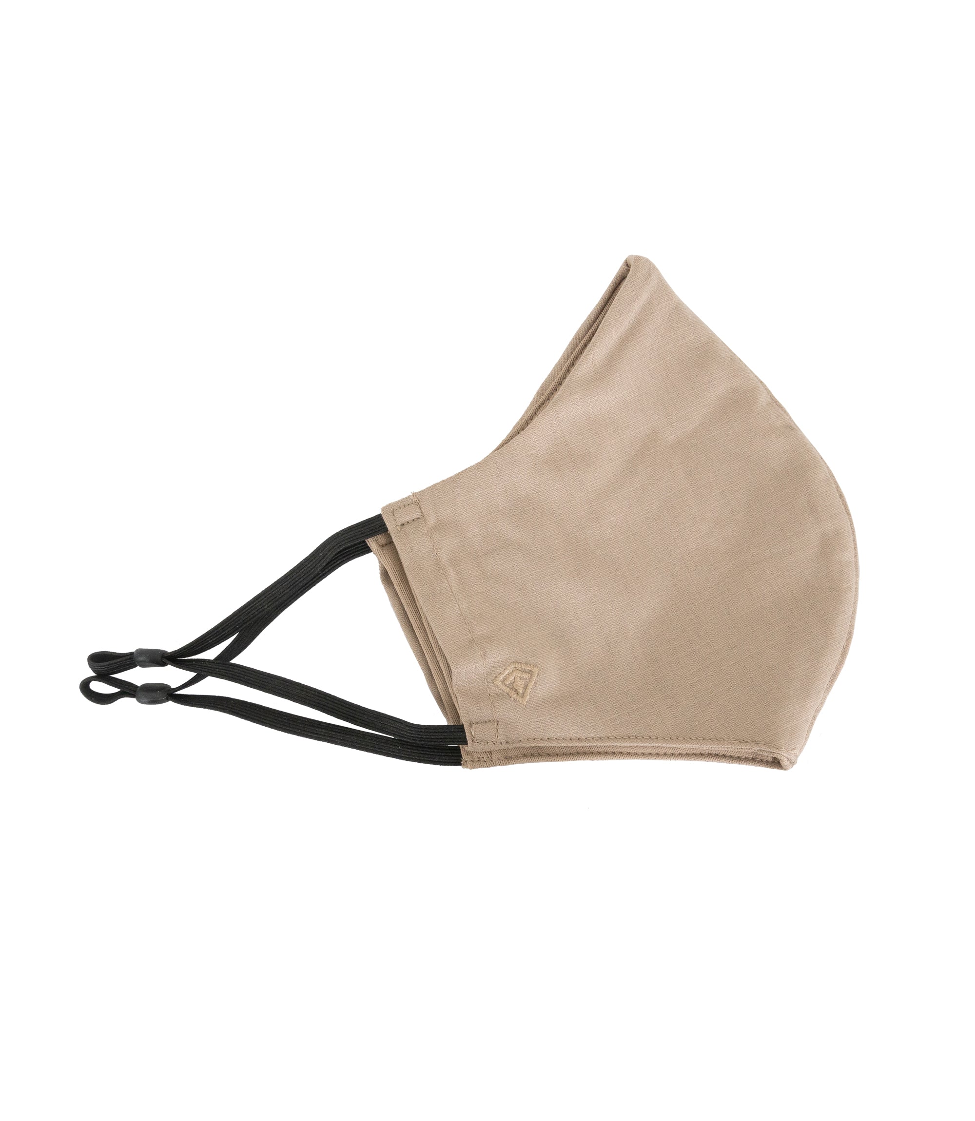 Side of V2 Pro Duty Mask in Khaki |color_khaki