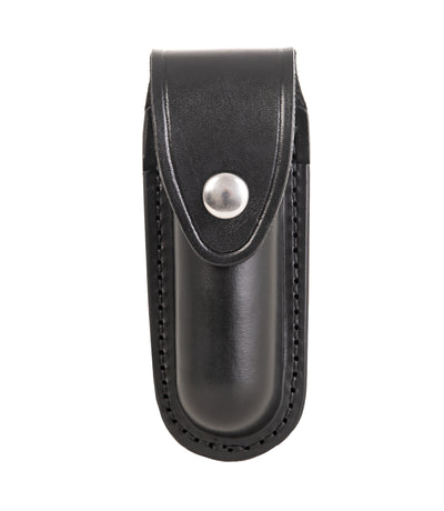 Front of Leather Light Pouch - Small in Black