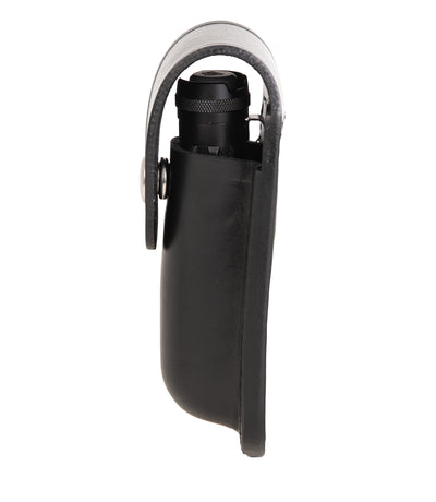 Side of Leather Light Pouch - Small in Black