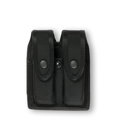 Front of Double Magazine Pouch in Black