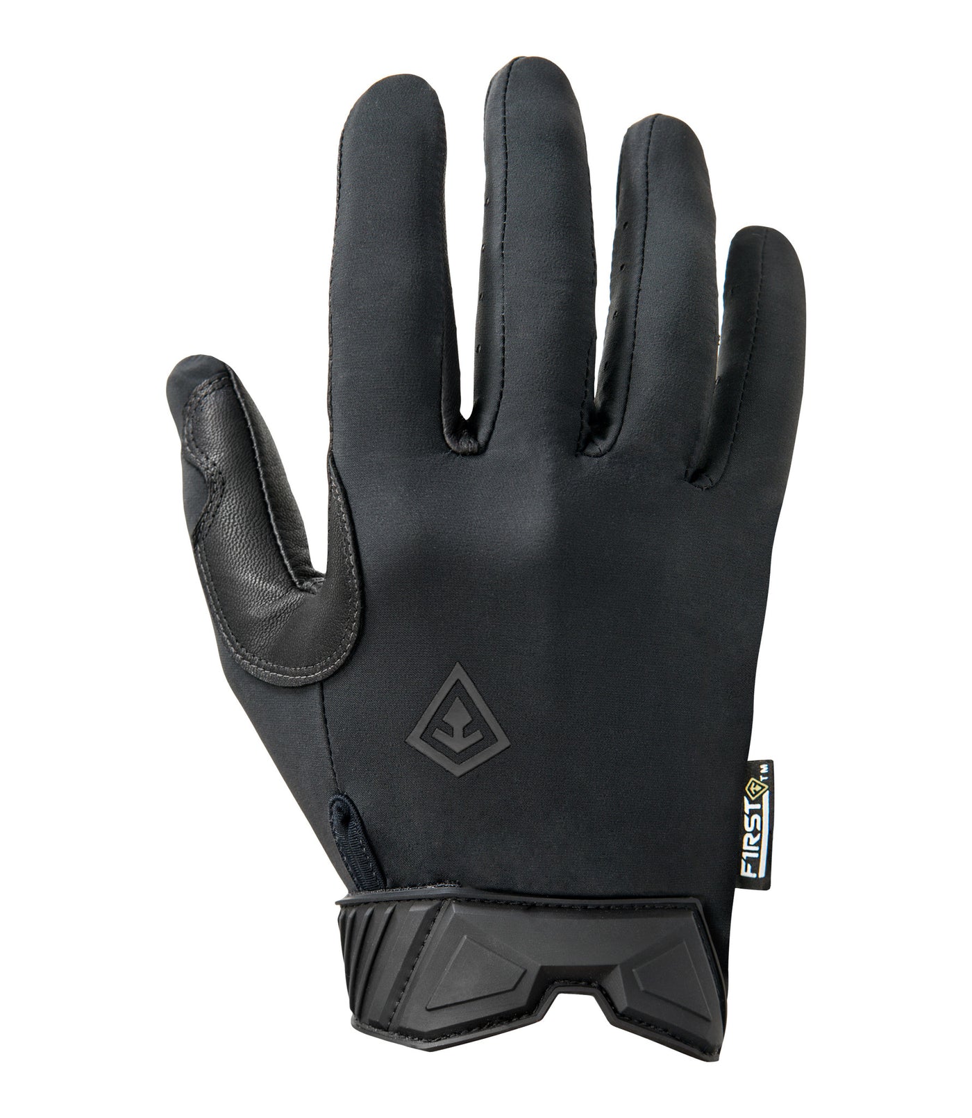 Front of Men’s Lightweight Patrol Glove in Black