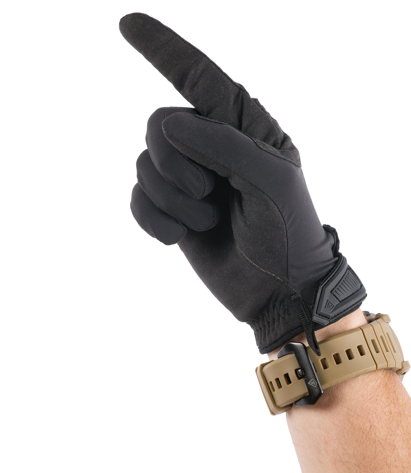 Seamless Finger of Men's Slash Patrol Glove in Black