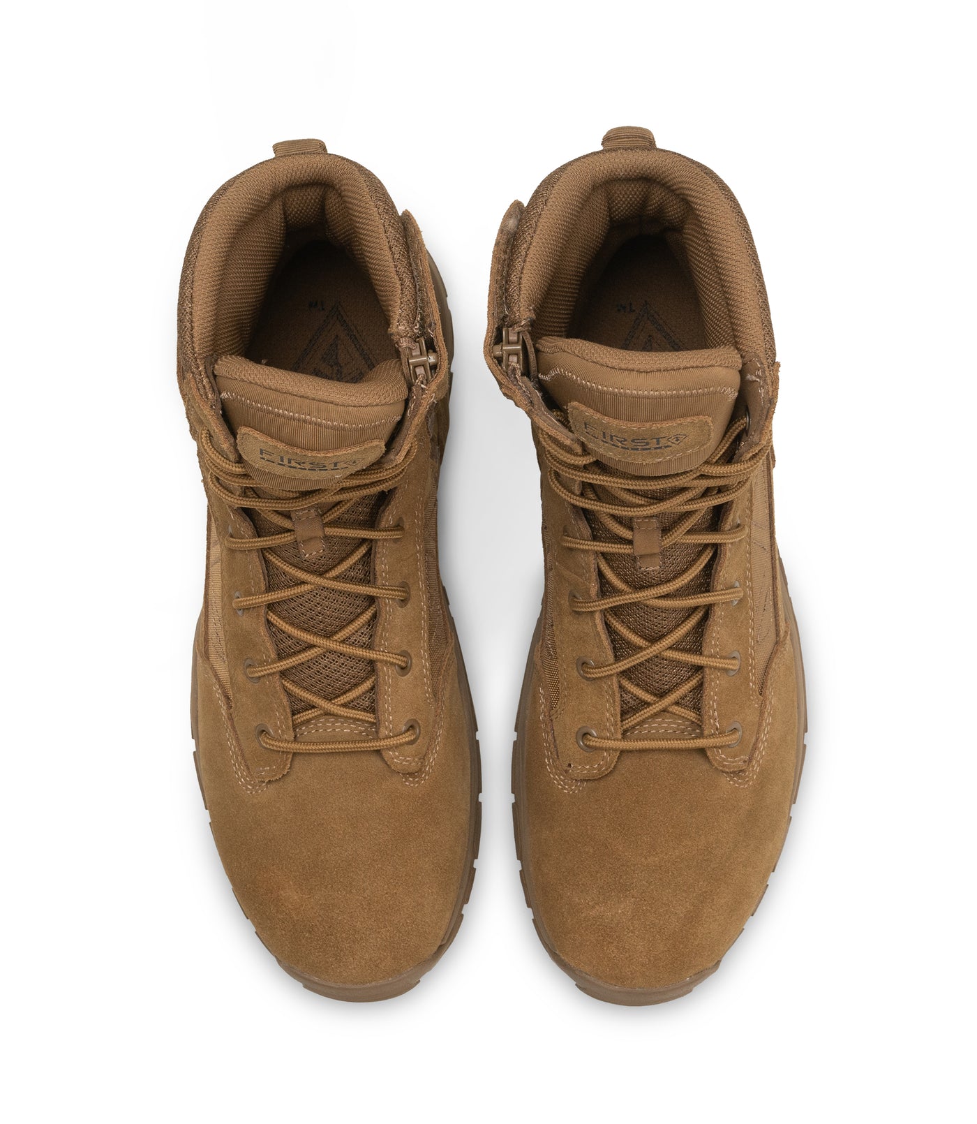 Top of Men's 7“ Desert Operator Boot in Coyote Brown