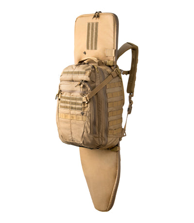 Front of Specialist 1-Day Backpack 36L in Coyote with Rifle Sleeve