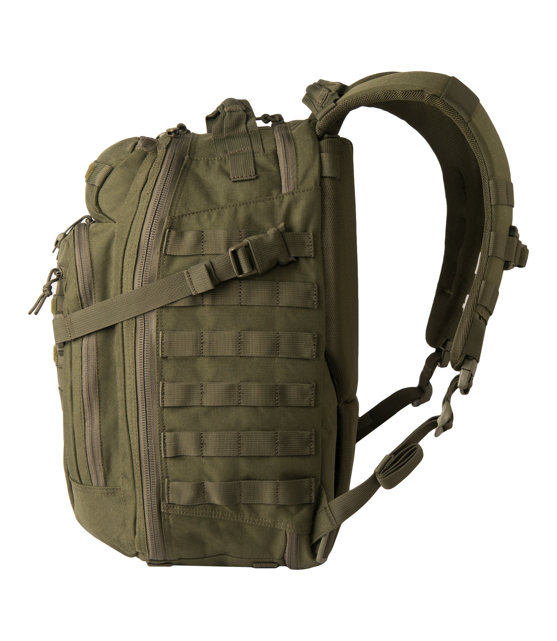 Side of Specialist 1-Day Backpack 36L in OD Green |color_od green