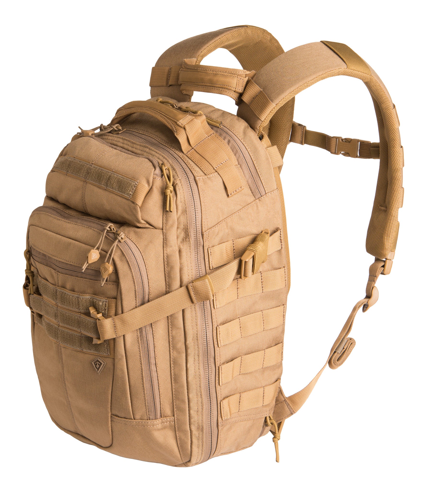 Front of Specialist Half-Day Backpack 25L in Coyote |color_coyote