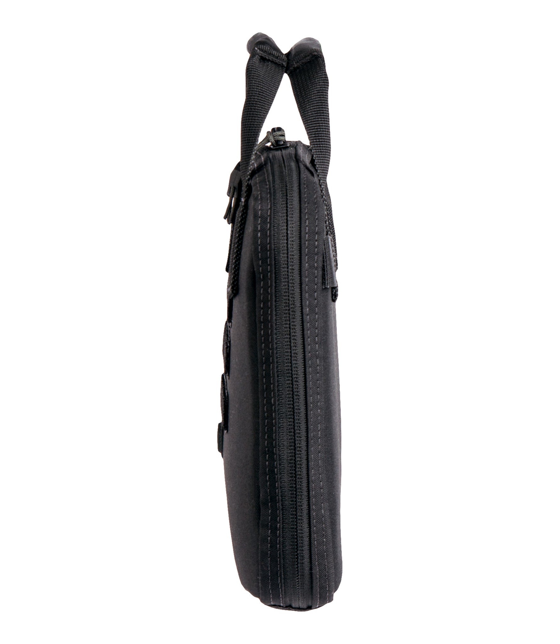 Side of Pistol Sleeve in Black |color_black