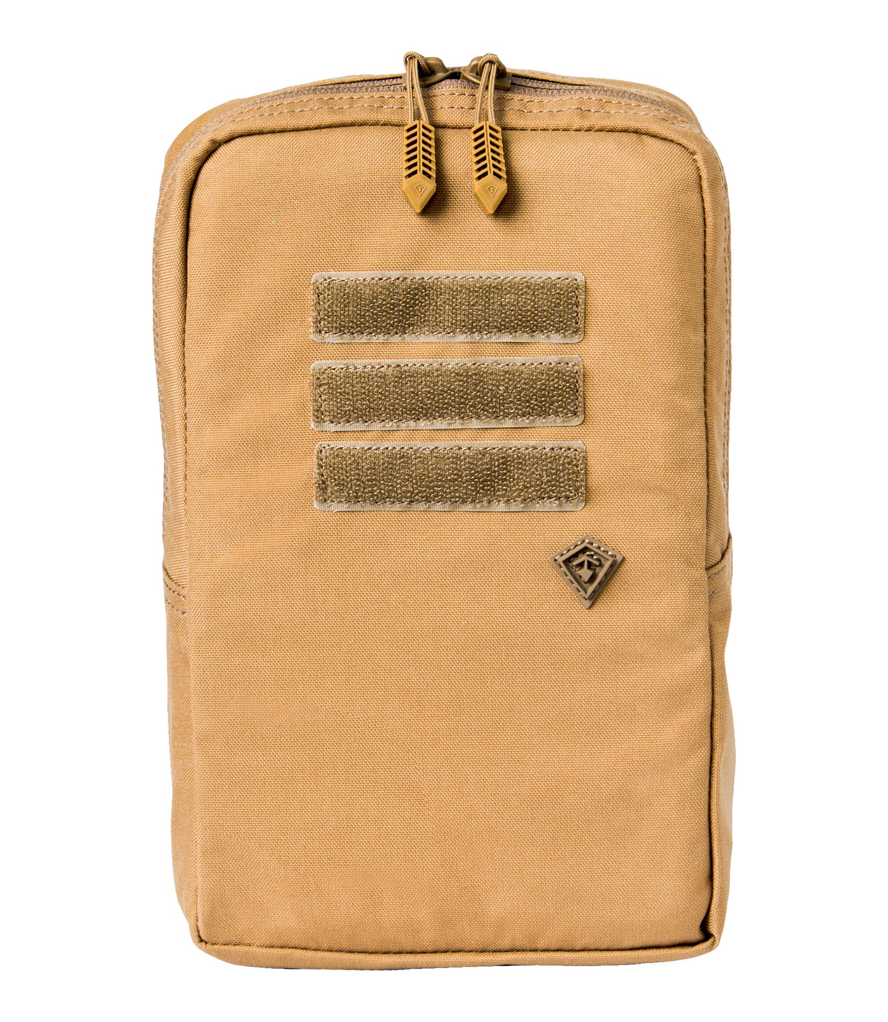 Front of Tactix Series 6x10 Utility Pouch in Coyote |color_coyote