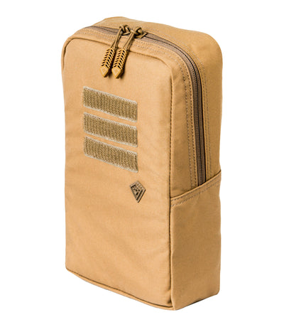 Front of Tactix Series 6x10 Utility Pouch in Coyote