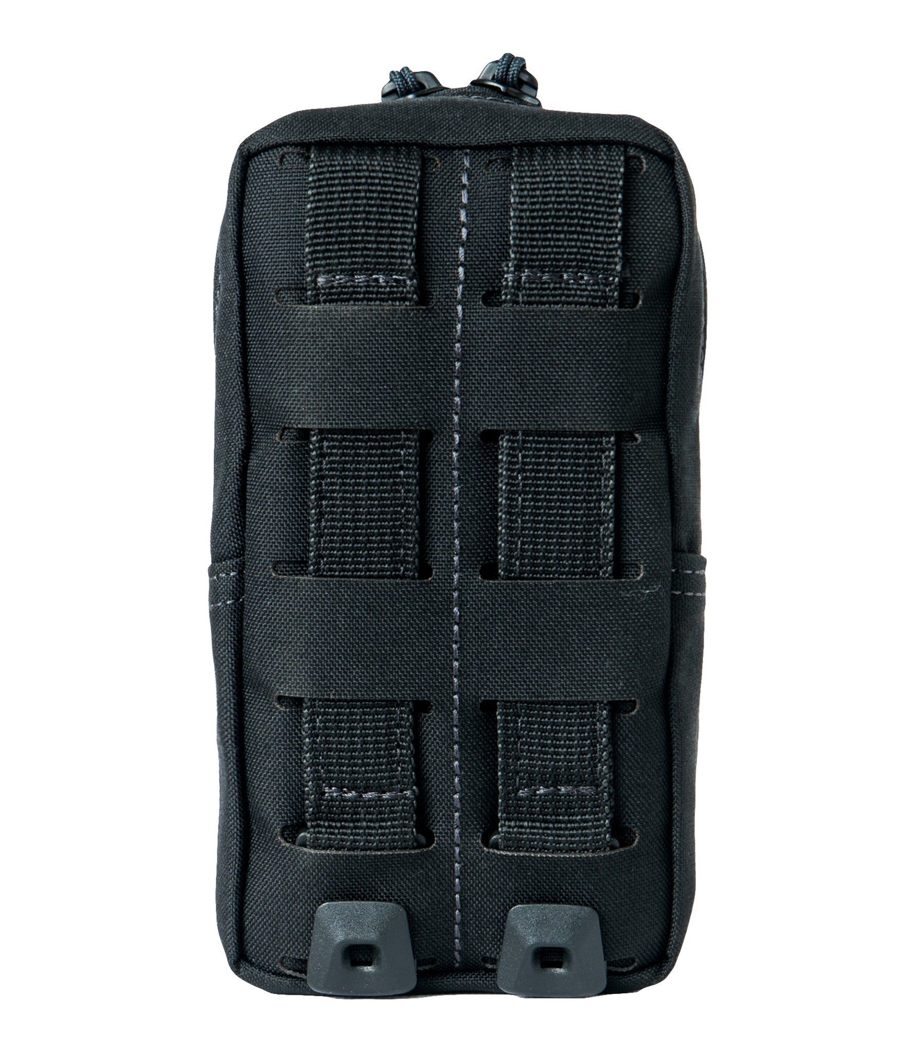Back of Tactix Series 3x6 Utility Pouch in Black |color_black