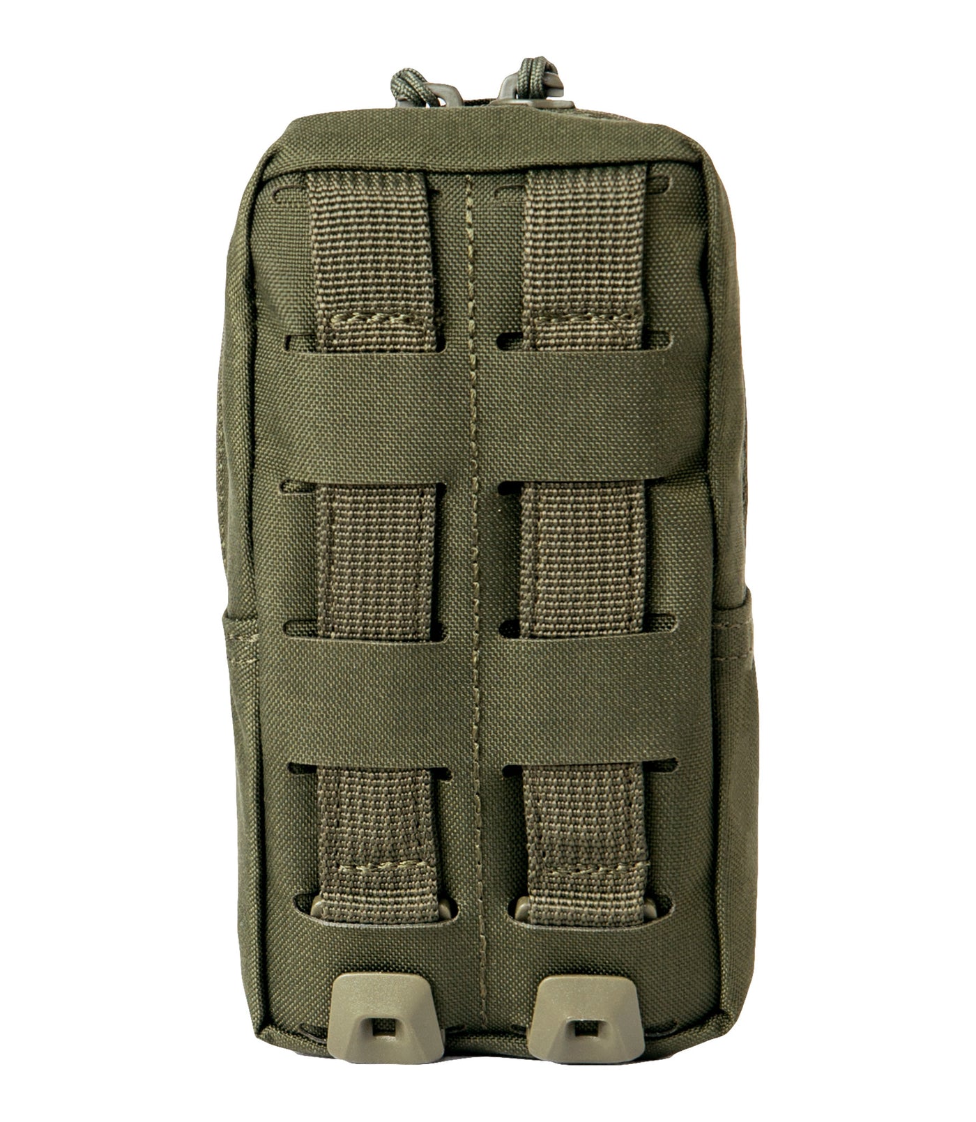 Back of Tactix Series 3x6 Utility Pouch in OD Green