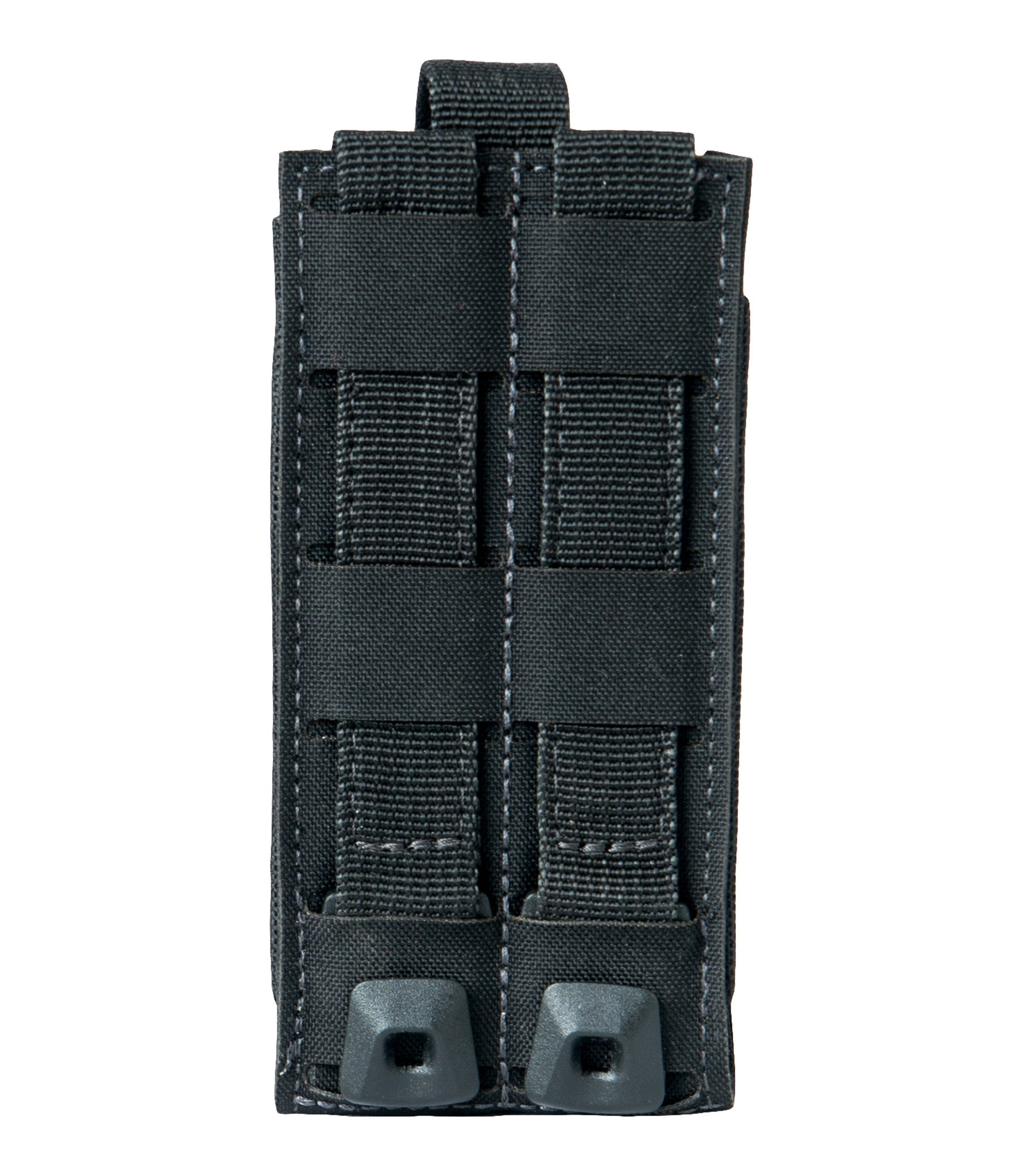 Back of Tactix Series Media Pouch - Medium in Black |color_black