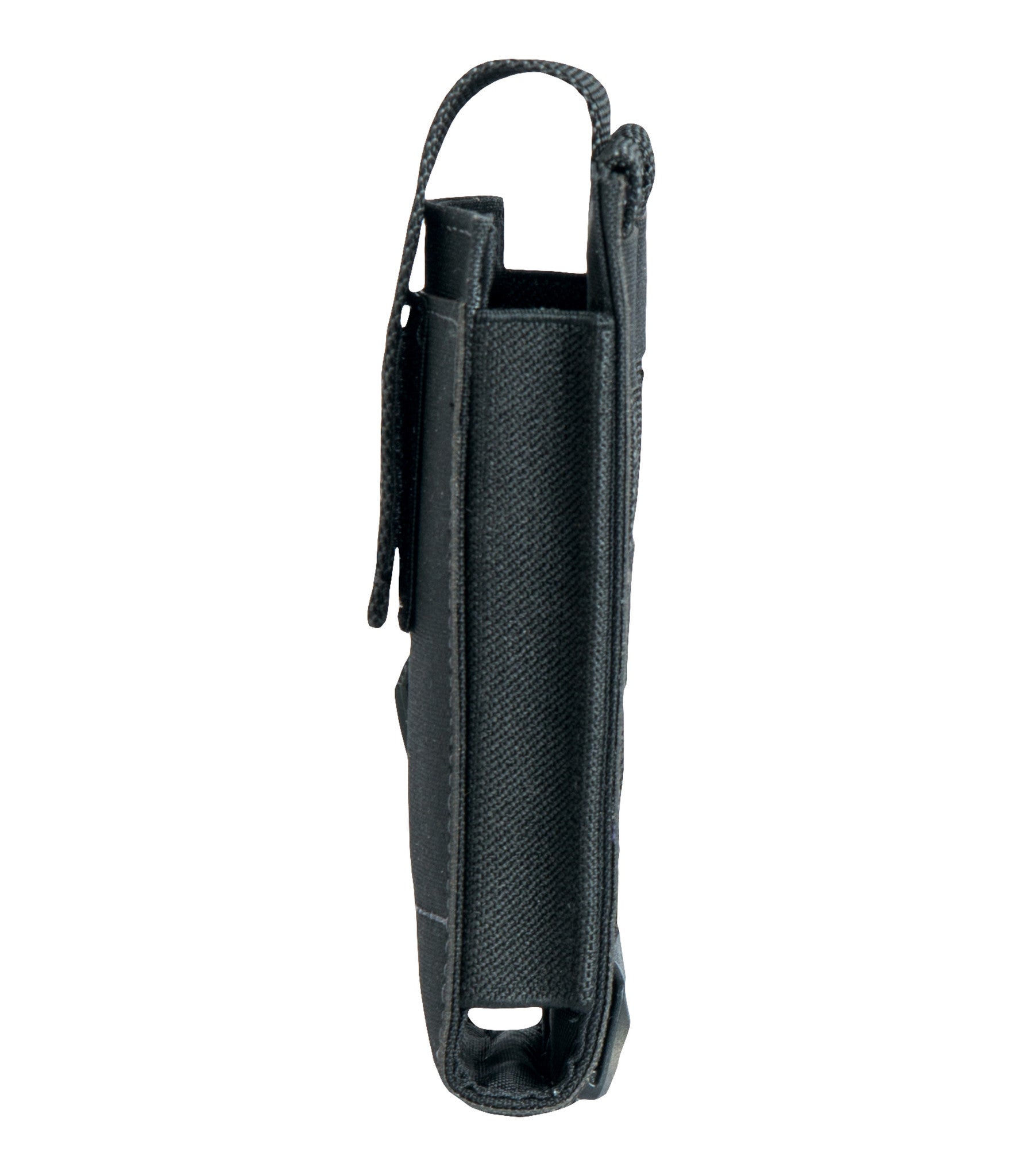 Side of Tactix Series Media Pouch - Medium in Black |color_black