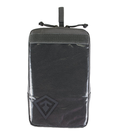 Front of 6 X 10 Velcro Pouch in Asphalt